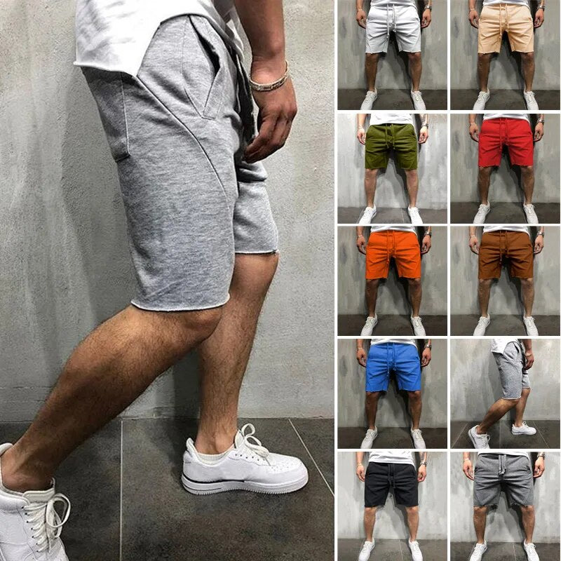 3XL Soild Quick Drying Men Causal Running Jogging Shorts - thefitnesstrainingshop