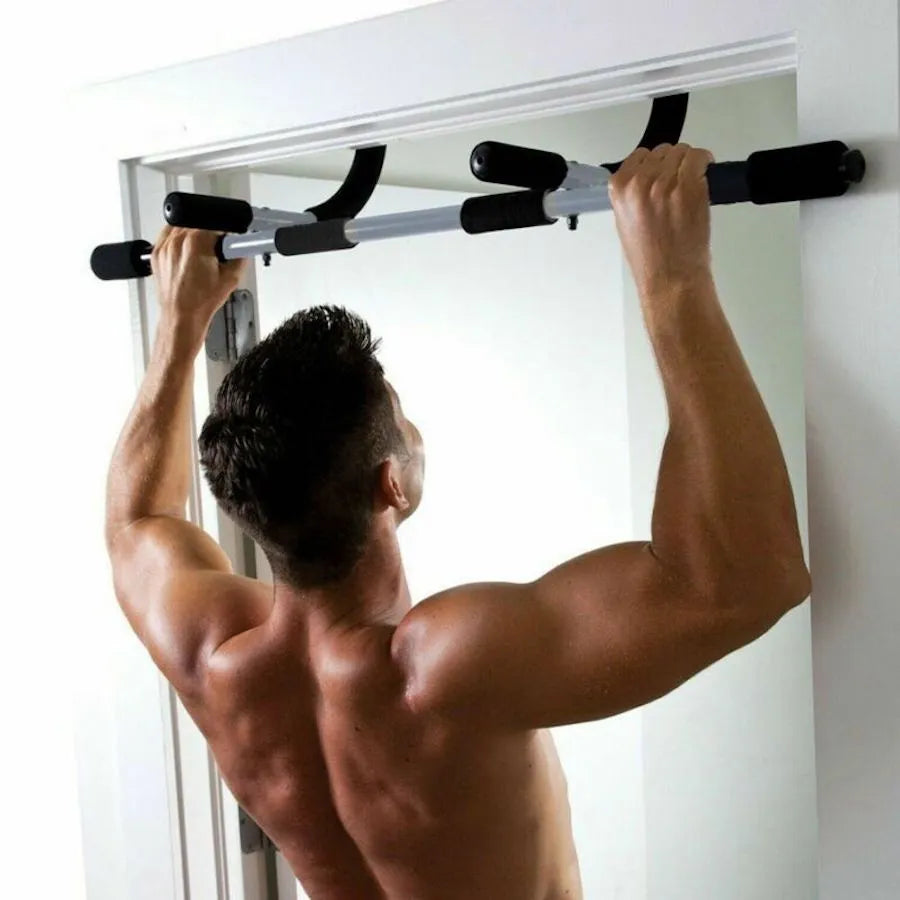 Indoor Fitness Door Frame Pull Up bar for biceps and lats - thefitnesstrainingshop