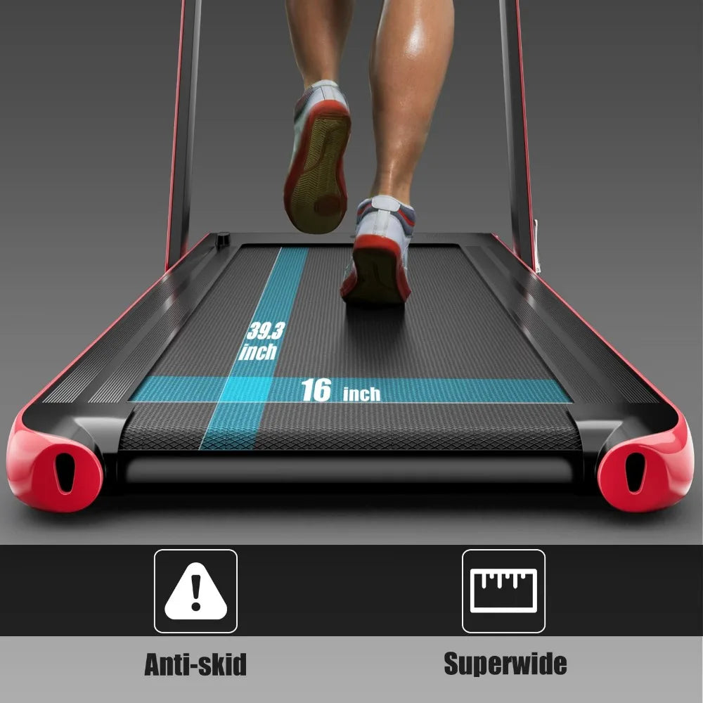 Folding Super fit Under Desk Electric Treadmill, Installation-Free with Remote Control
