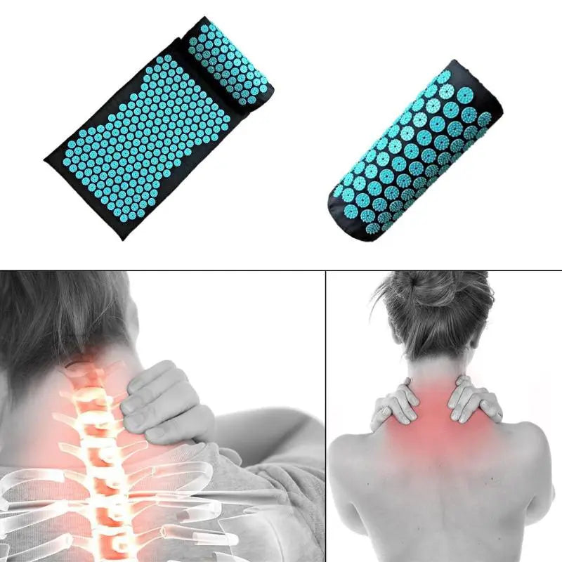 Massager Cushion Yoga Mat Acupressure Relieve Back Pain