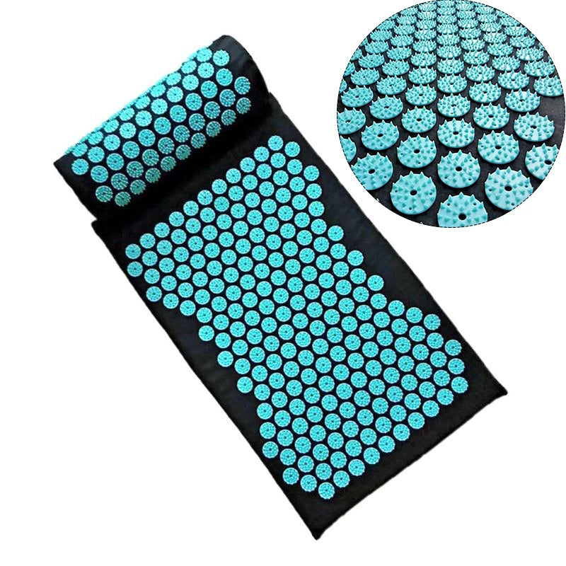 Massager Cushion Yoga Mat Acupressure Relieve Back Pain