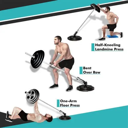 Hot Fitness T-Bar Row Plate Post Insert Landmine Gym Equipment