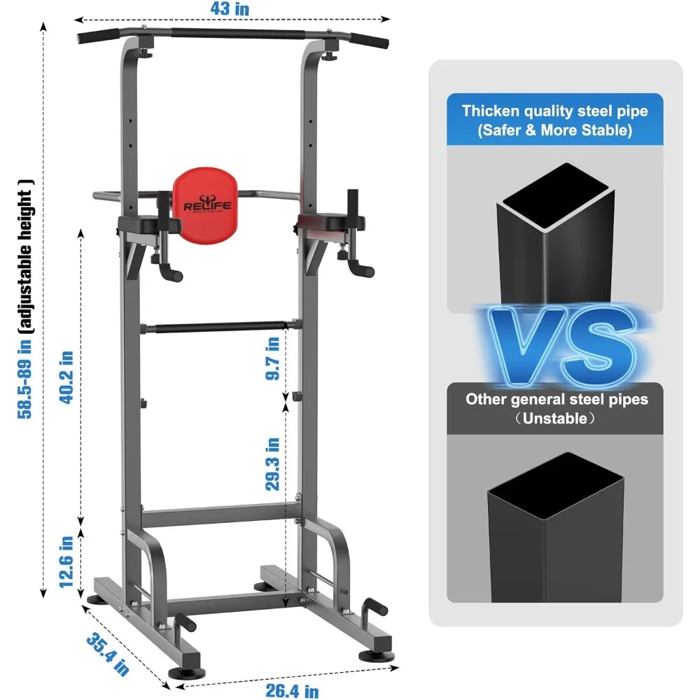 Power Tower Pull Up Bar Station