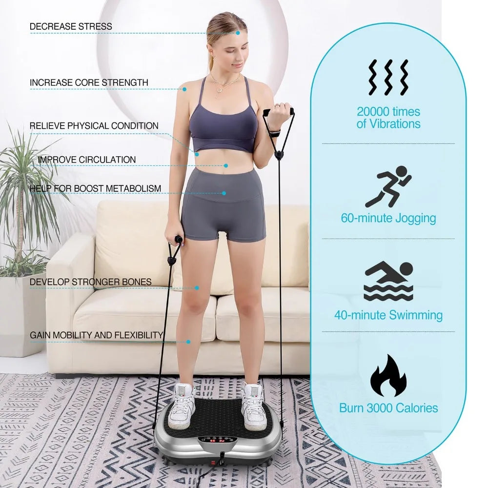 Vibrating Machine Exercise Board for Weight Loss Shaping Toning