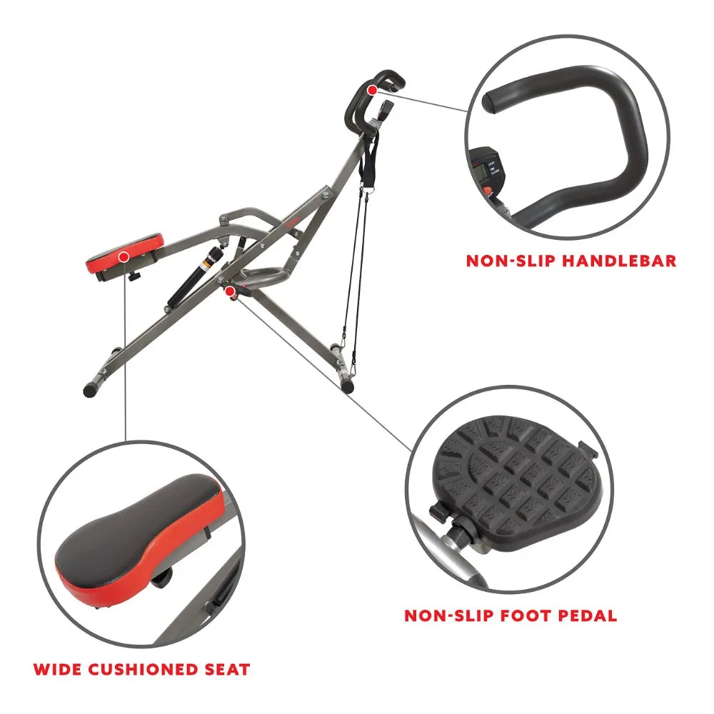 300 LB. Capacity, 12 Levels of Resistance, Easy Setup & Foldable Squat Assist Trainer