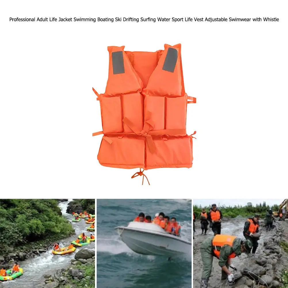 Lifeguard Survival Water Buoyancy Jacket for Adults