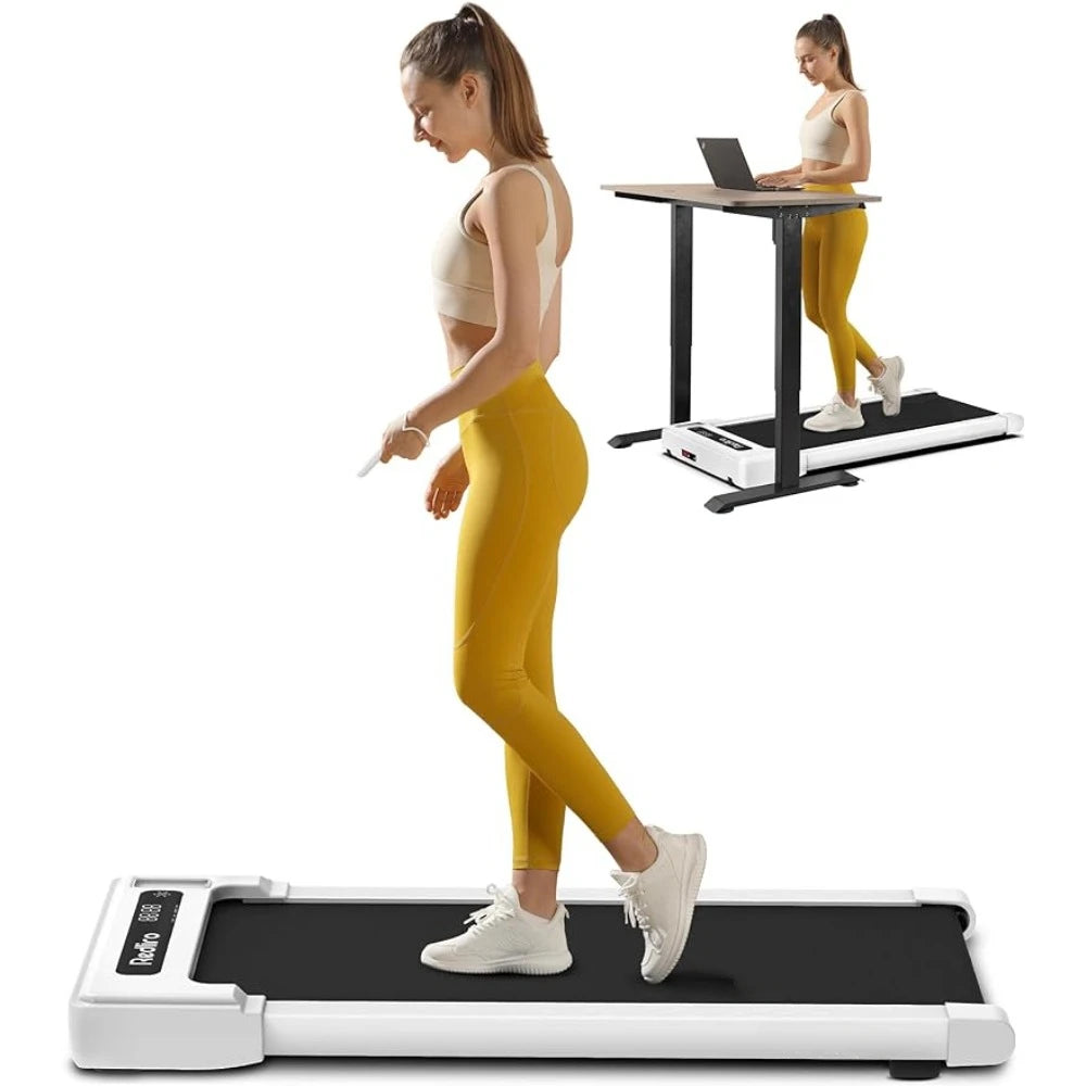 Portable Mini Treadmill with Remote Control, Bluetooth, 265lbs Max