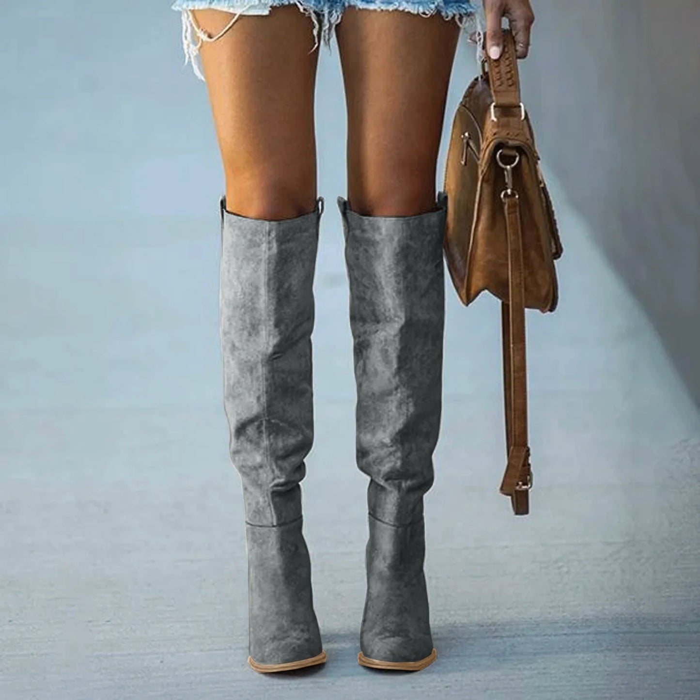 Fashion Casual Vintage Retro Long Knee High Boots