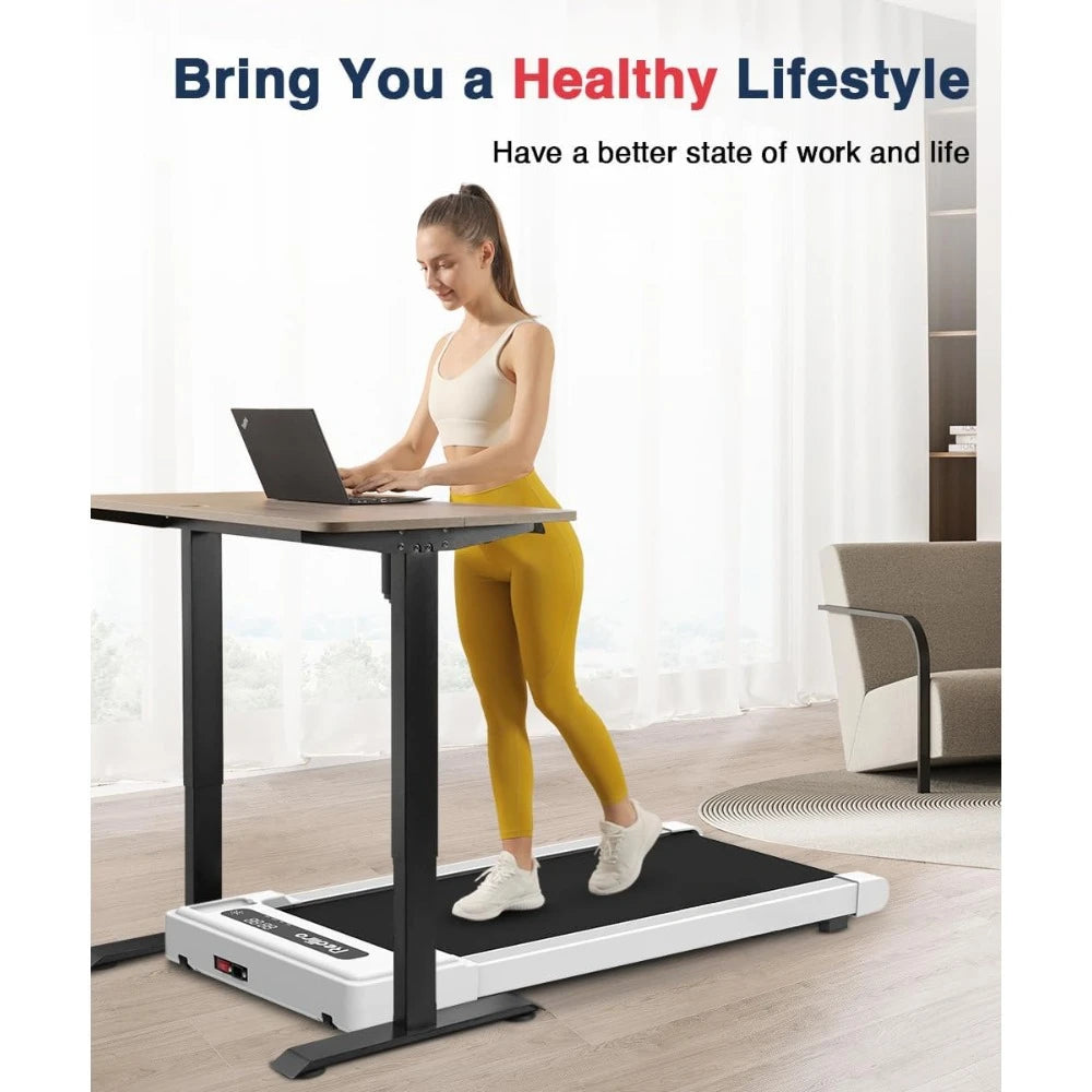 Portable Mini Treadmill with Remote Control, Bluetooth, 265lbs Max