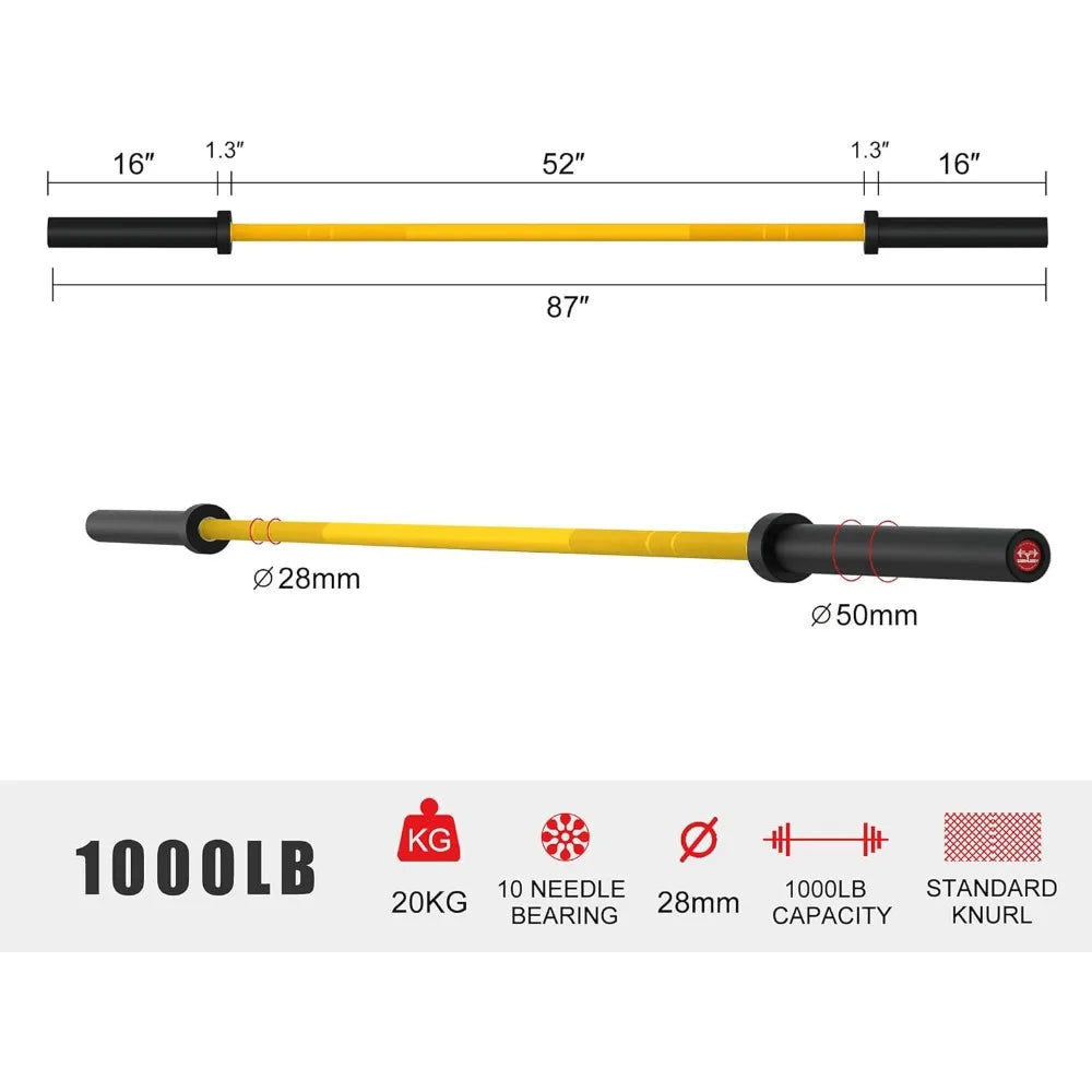 300LBS/330LBS/700LBS1000LBS/1500LBS Capacity Barbell