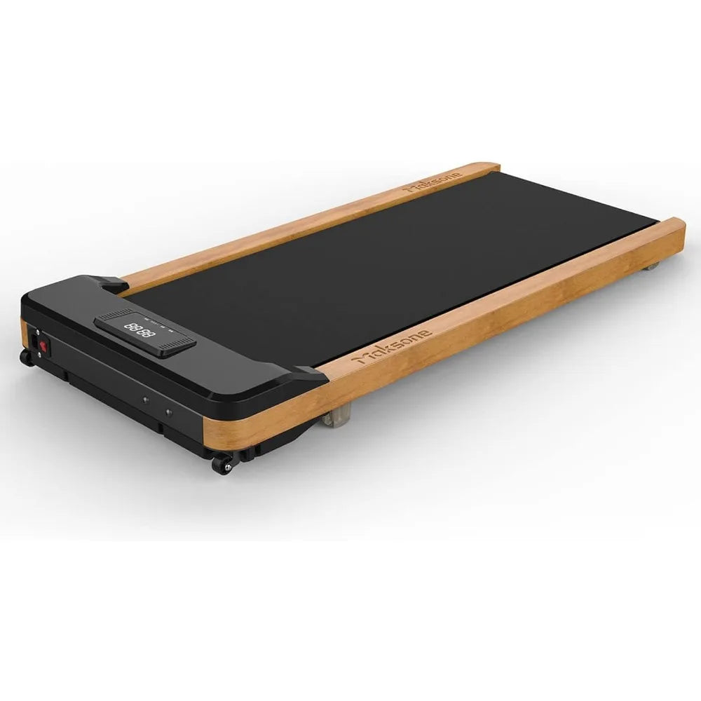 Expert of Wooden Walking Pad,  with Remote Control, Installation-Free Under Desk Treadmill