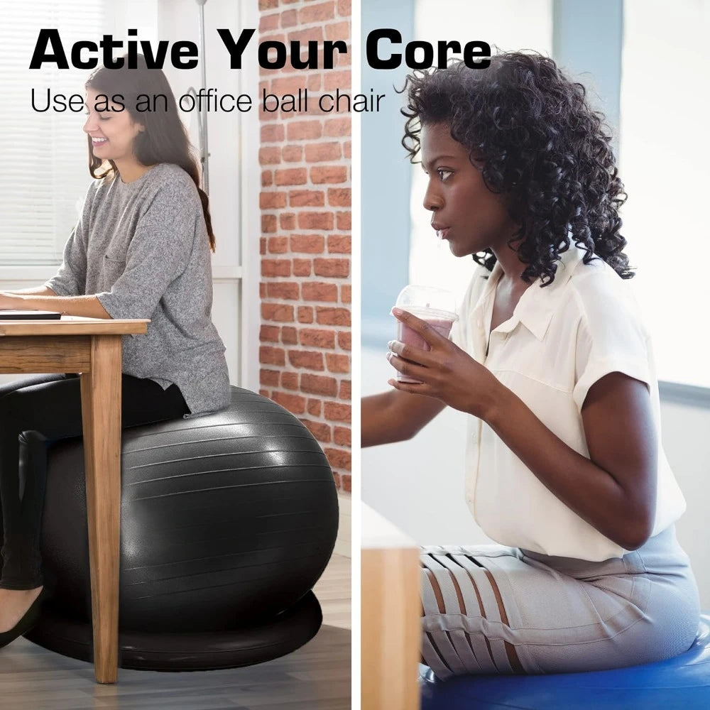 65cm Antirust Balance Base or Stand for Home Office Desk Sitting Yoga Ball Chair