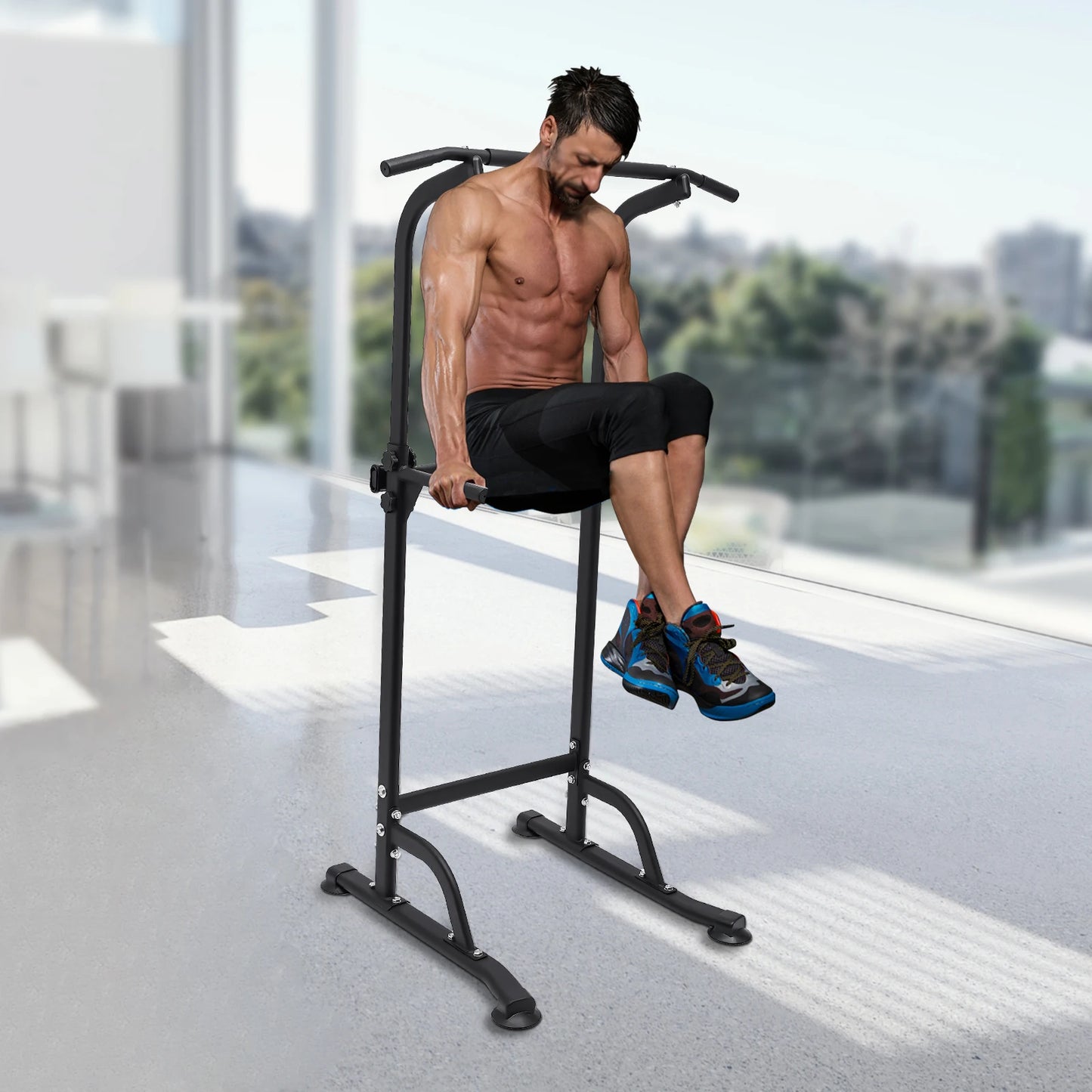 Power Tower Pull Up Bar Station