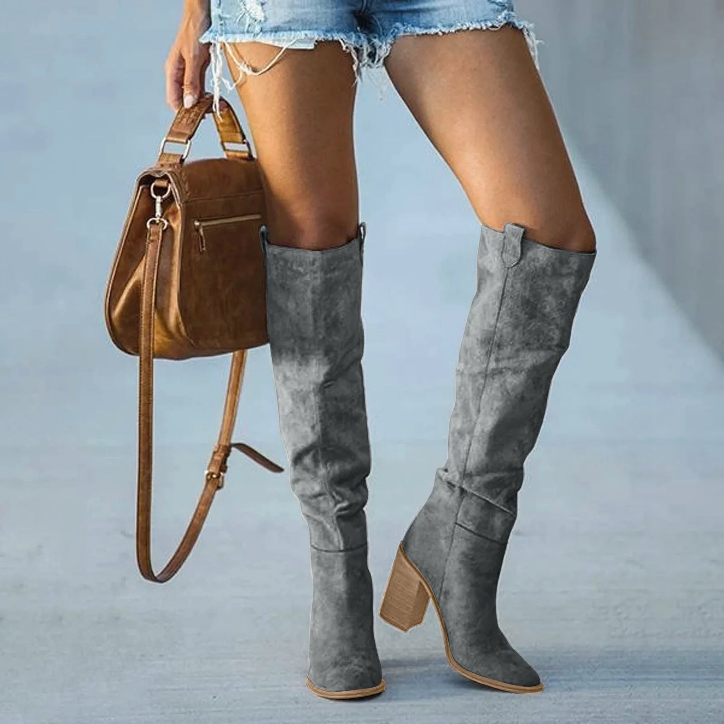 Fashion Casual Vintage Retro Long Knee High Boots